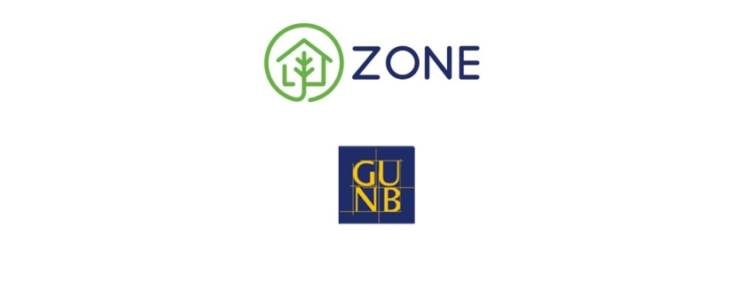 Logotypy ZONE i GUNB