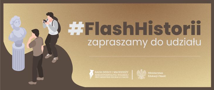 #FlashHistorii – zachęcamy do udziału w akcji Rady Dzieci  i Młodzieży RP