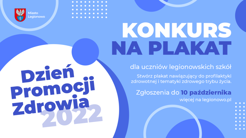 Grafika promująca konkurs - Dzień Promocji Zdrowia 2022