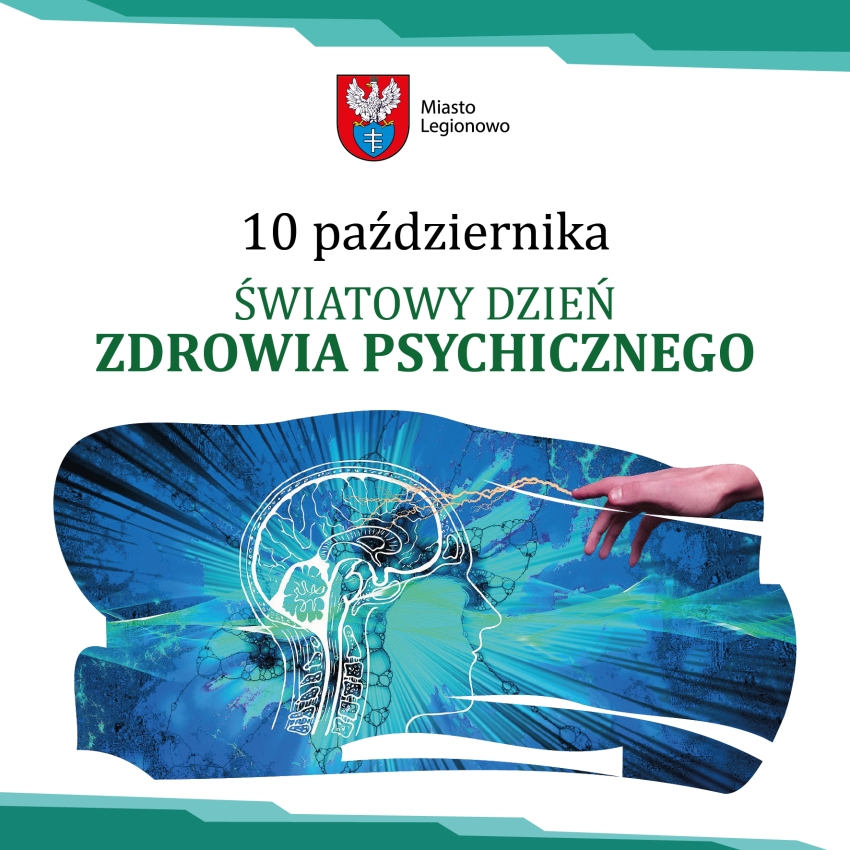 Grafika promująca Światowy Dzień Zdrowia Psychicznego