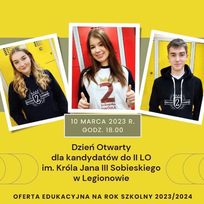 Zapraszamy na Dzień Otwarty dla kandydatów do II LO