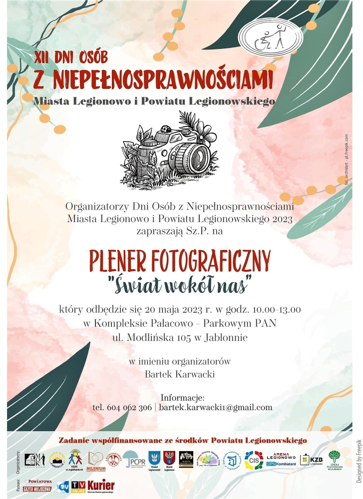 Plakat promujący plener fotograficzny