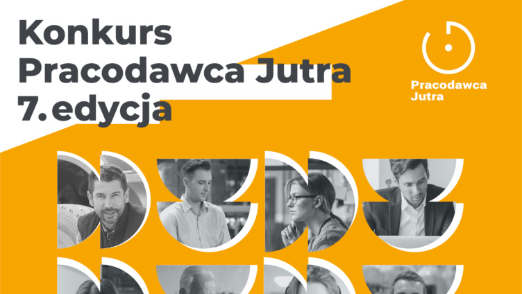Grafika promująca konkurs - Pracodawca Jutra