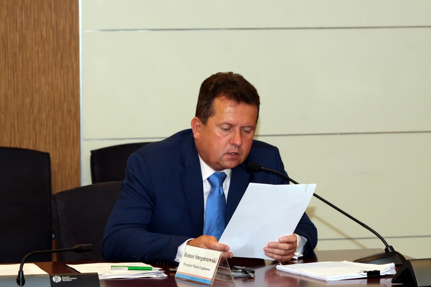 Na zdjęciu prezydent miasta
