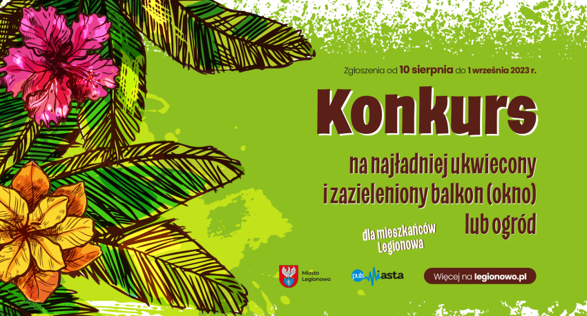 Plakat promujący konkurs