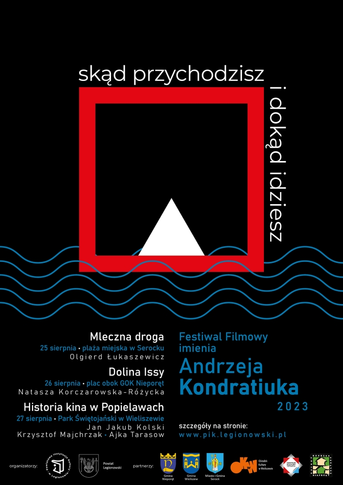 Plakat opisujący wydarzenie 4. Festiwal Filmowy imienia Andrzeja Kondratiuka
