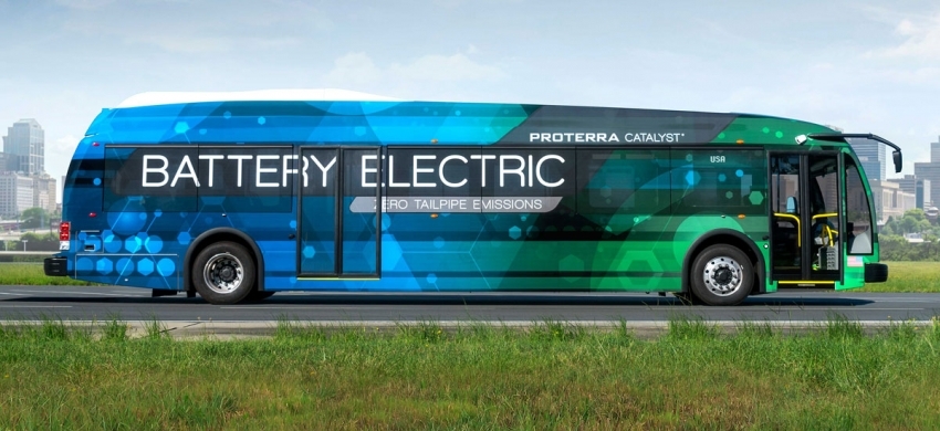 Na zdjęciu autobus zeroemisyjny