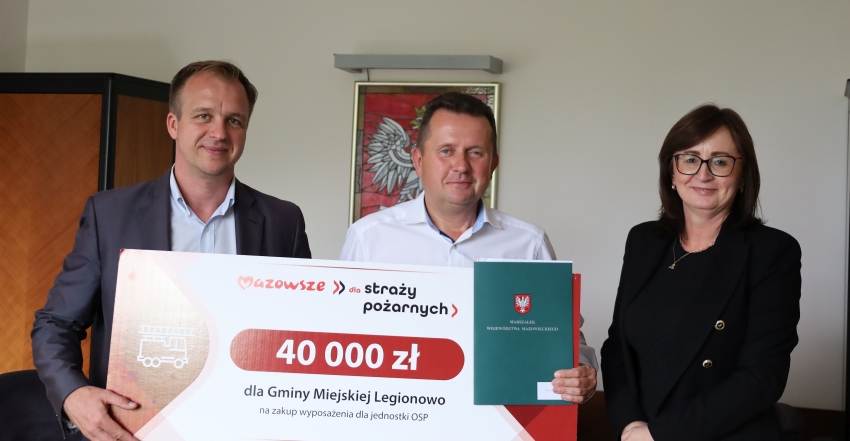 Od lewej: Igor Szulich, Roman Smogorzewski, Marzena Drabek