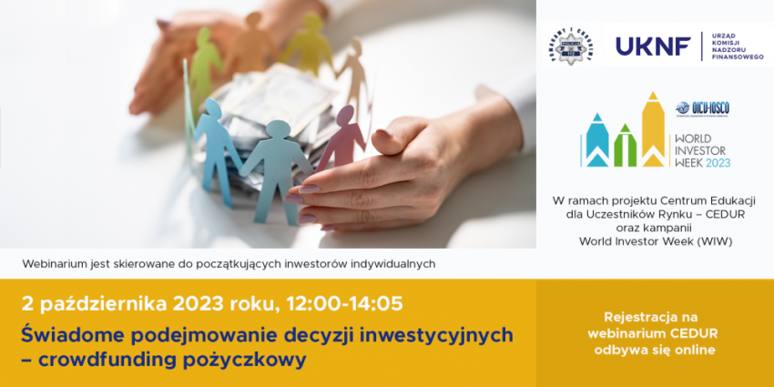 Grafika informująca o webinarium.