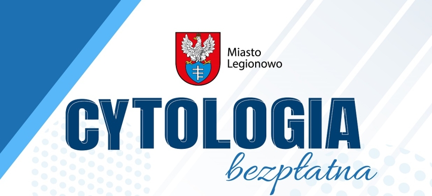 Plakat informujący o badaniach cytologicznych