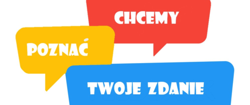 Plakat informujący o konsultacjach społecznych.