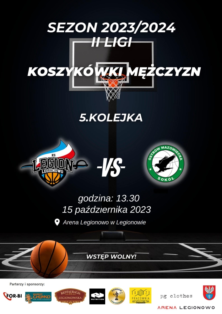 plakat informujący o pierwszym meczu w sezonie.