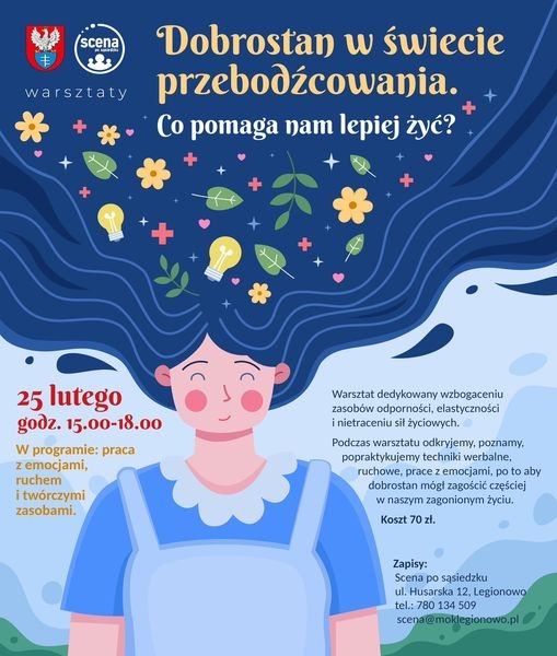 Plakat informujący o warsztatach
