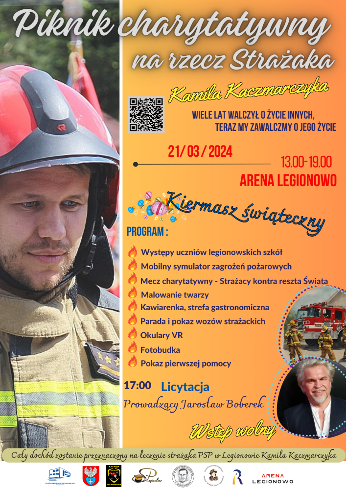 Plakat informujący o pikniku charytatywnym