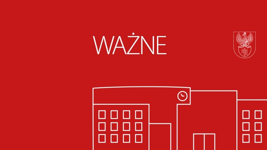 Napis - Ważne