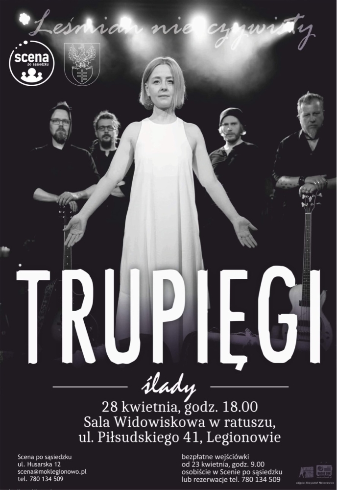 Plakat informujący o koncercie.