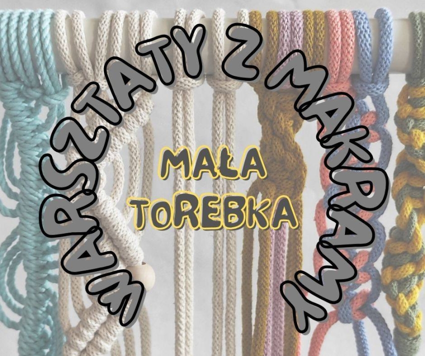 Napis: Warsztaty z makramy