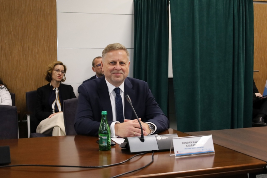 Na zdjęciu Bogdan Kiełbasiński Prezydent Miasta Legionowo
