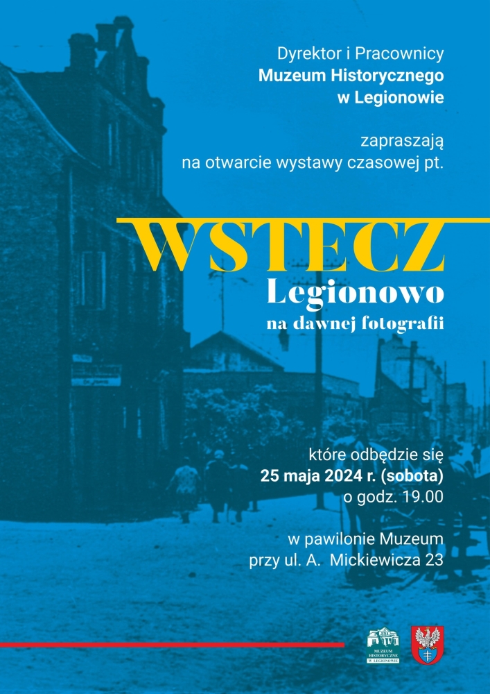 Plakat informujący o wernisażu
