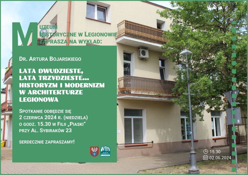 Plakat informujący o wykładzie otwartym