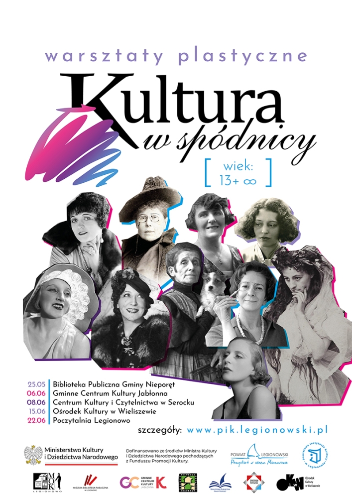 Plakat informujący o warsztatach