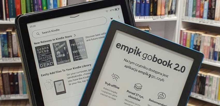 Dwa czytniki ebooków