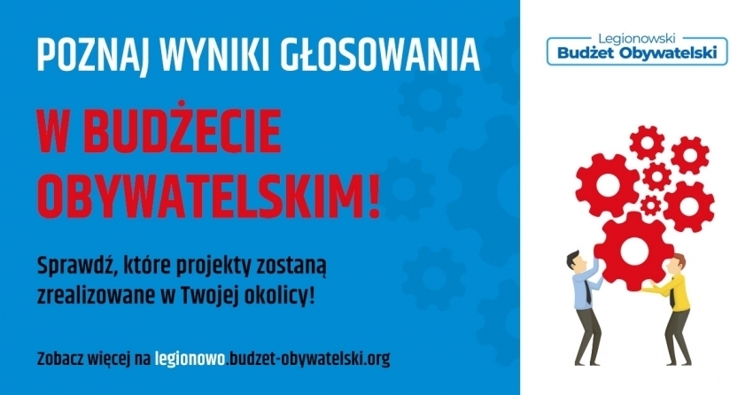 Na grafice napis: sprawdź wyniki budżetu obywatelskiego