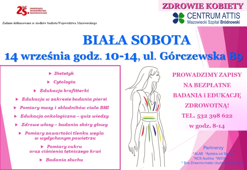 Grafika promująca Białą Sobotę