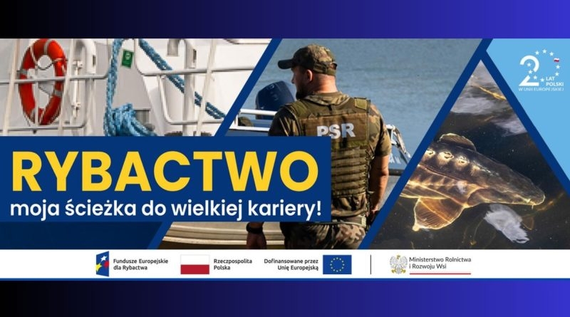 Grafika promująca publikację: Rybactwo – moja ścieżka do wielkiej kariery