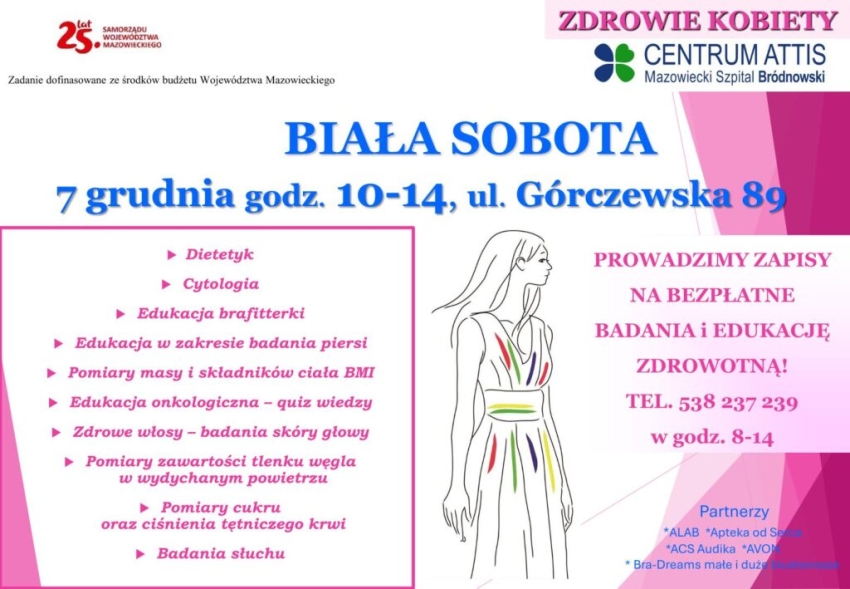 Grafika promująca Białą Sobotę