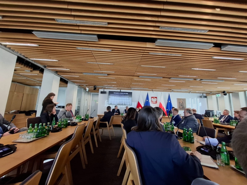 pomieszczenie sejmowe, w którym odbywały się obrady komisji