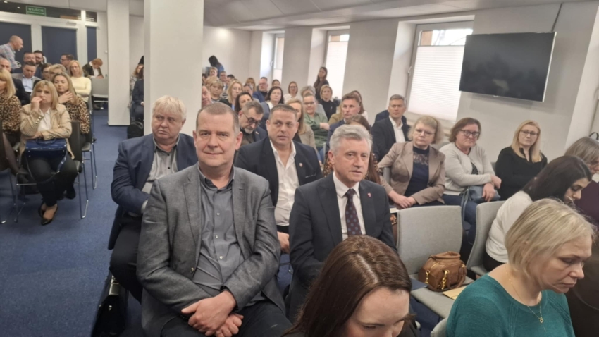 Mirosław Grabowski i Marcin Galoch na szkoleniu w WFOŚiGW