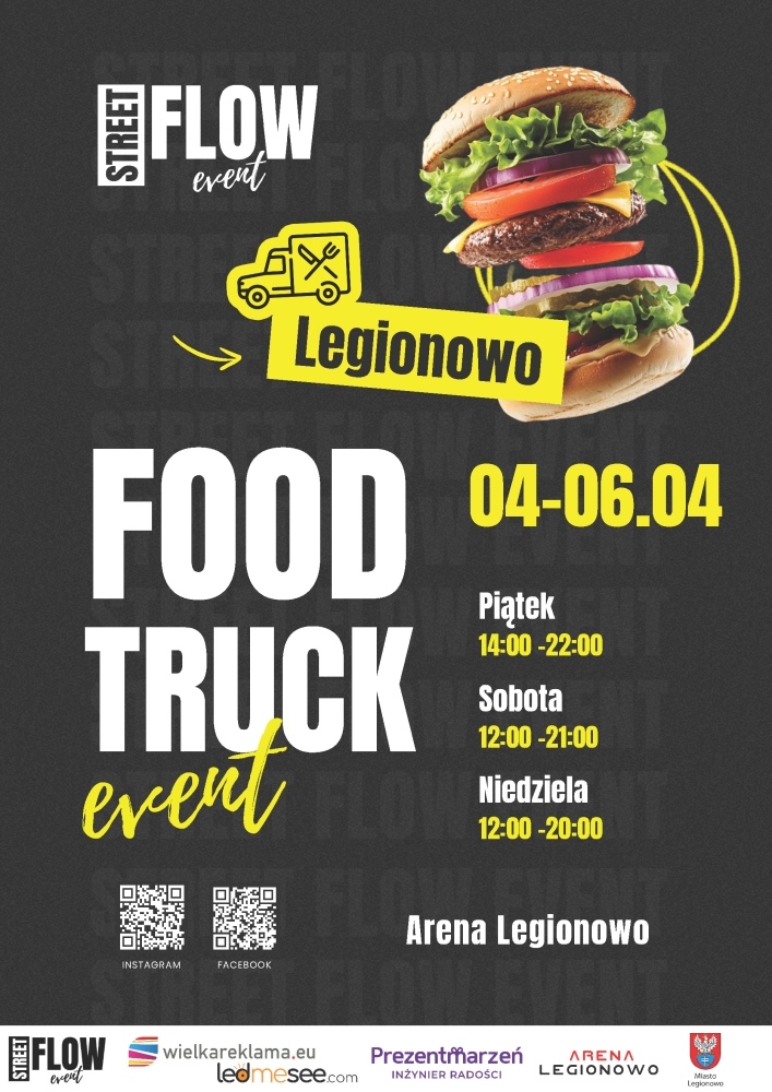 Grafika promująca Food Truck event