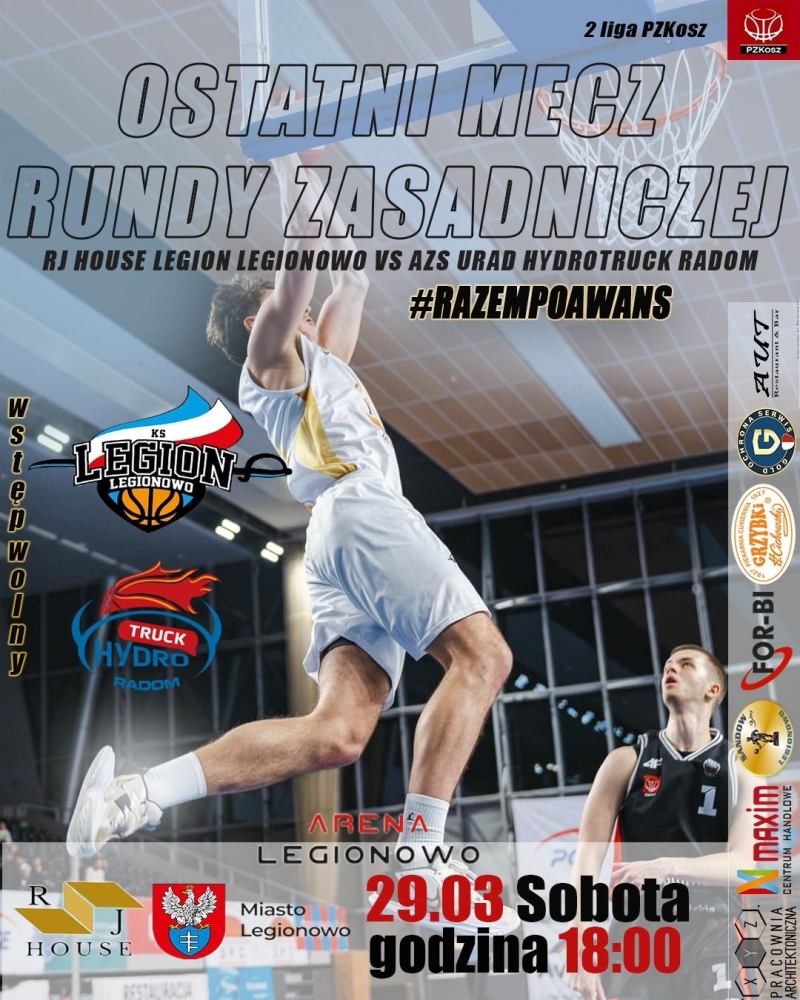 Grafika informująca o meczu