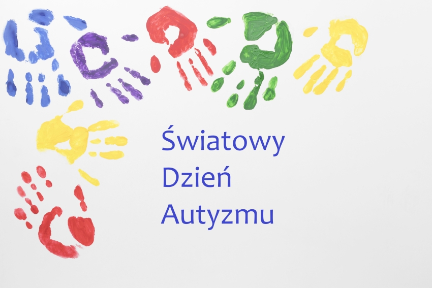 plakat z napisem swiatowy dzien autyzmu
