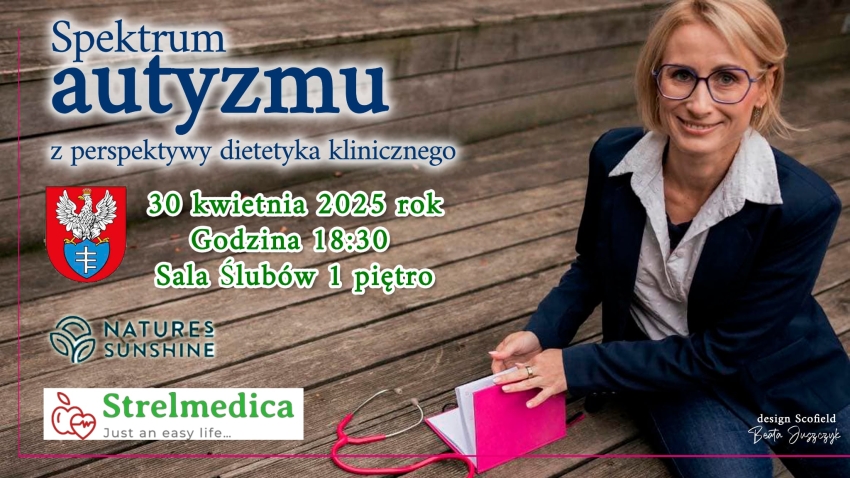 Grafika informująca o otwartym wykladzie dietetycznym
