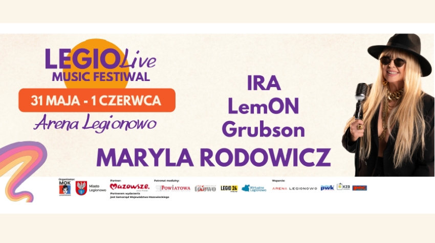 Grafika ozdobna dla LegioLive Festiwal