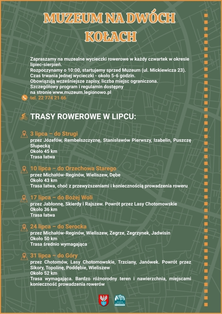plakat z informacjami na temat wydarzenia