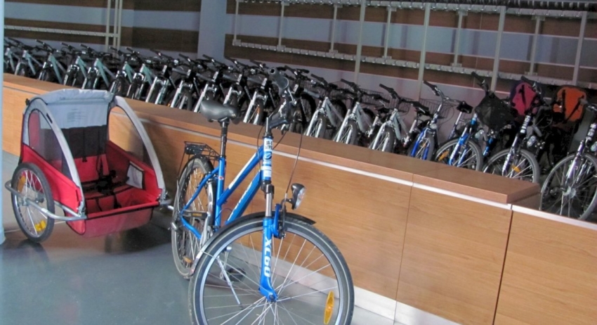wypożyczalnia rowerów w Arenie Legionowo