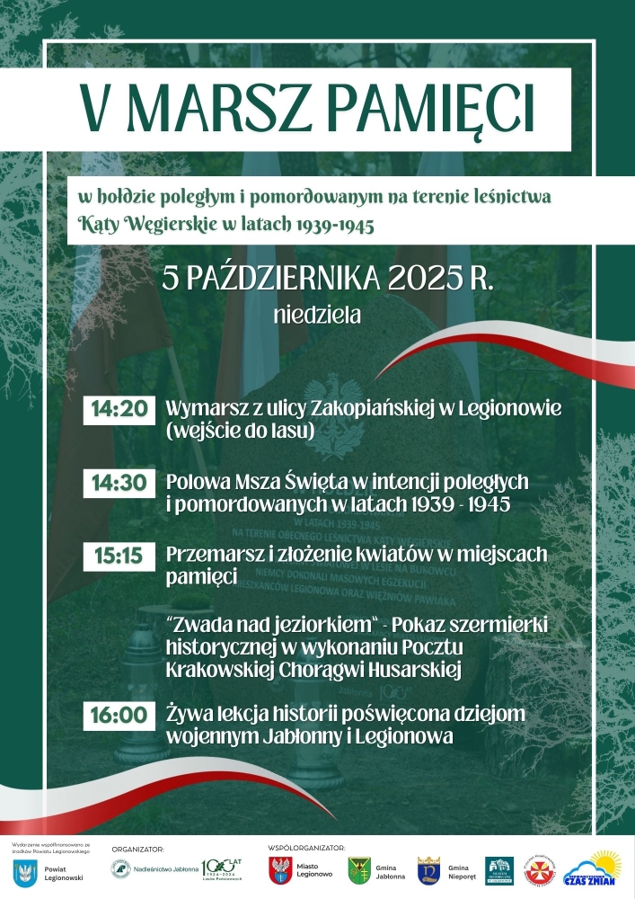 Grafika promująca V marsz pamięci