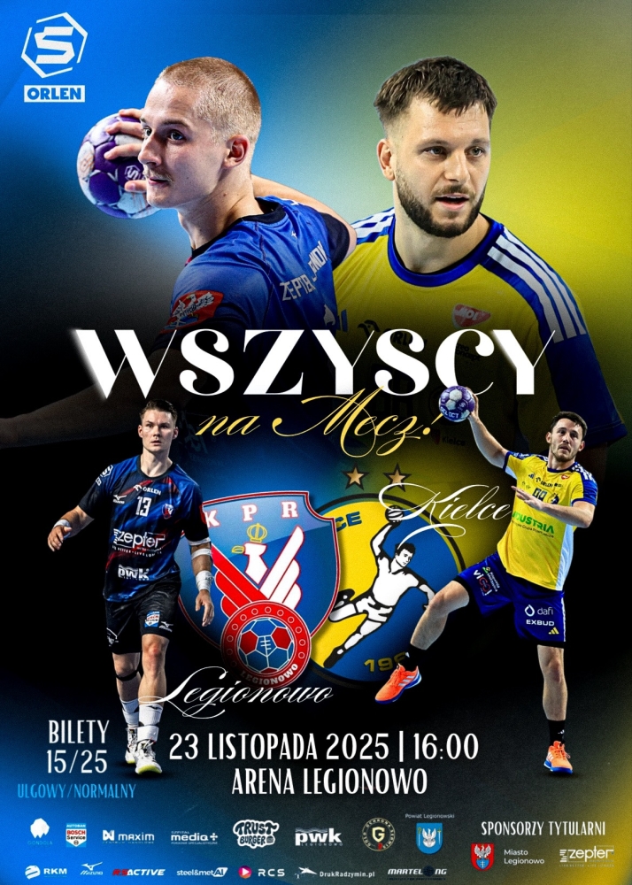 Plakat promocyjny wydarzenia sportowego