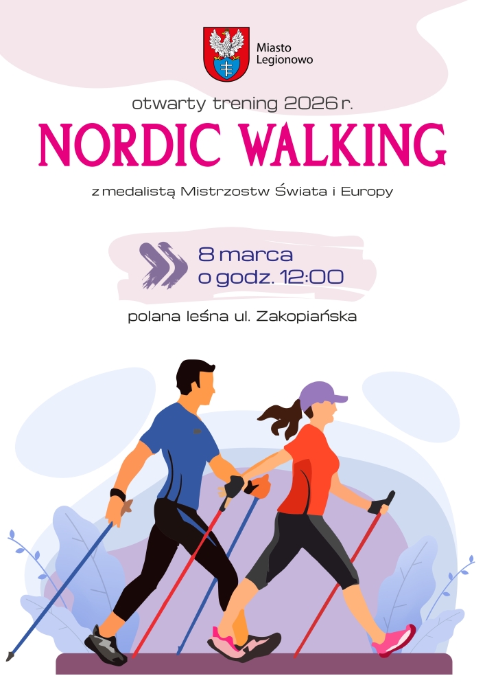 Grafika ozdobna  dot. nordic walking