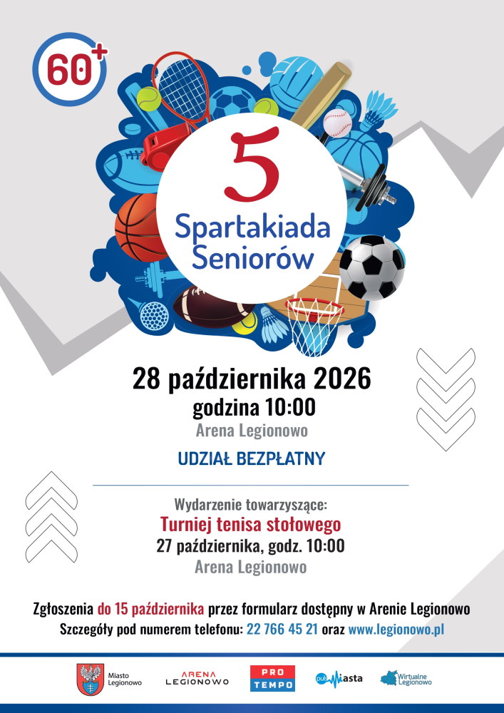 Plakat Spartakiada Seniorów