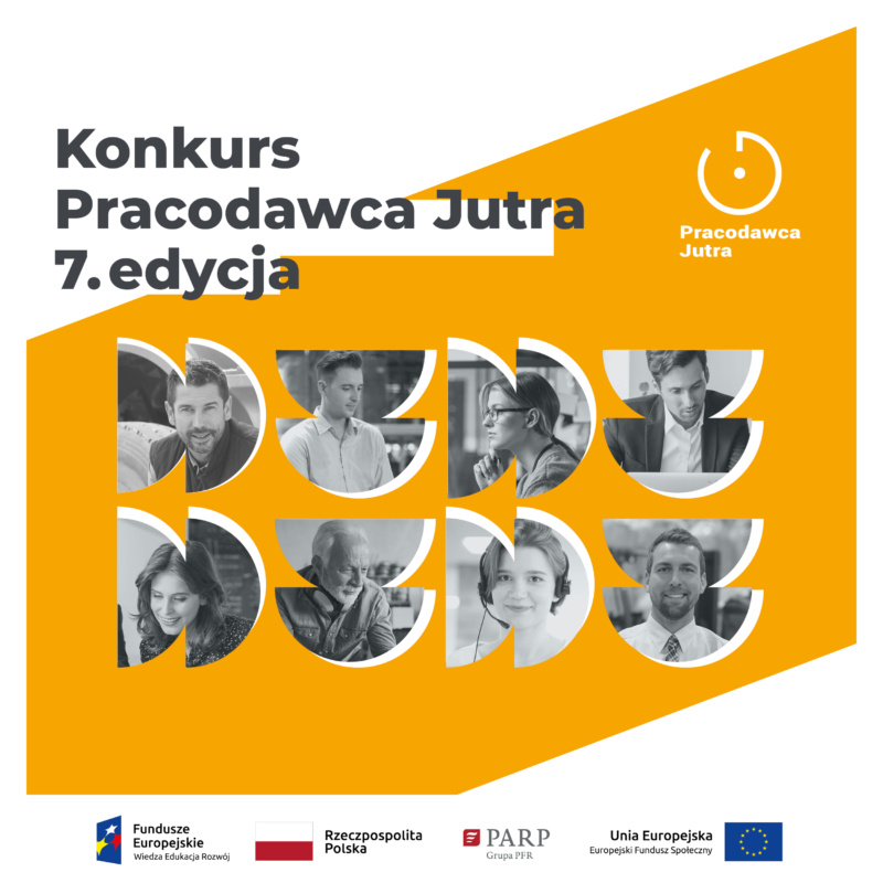 grafika promująca konkurs - Pracodawca Jutra