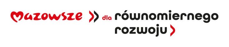 Logo programu Mazowsze dla równomiernego rozwoju