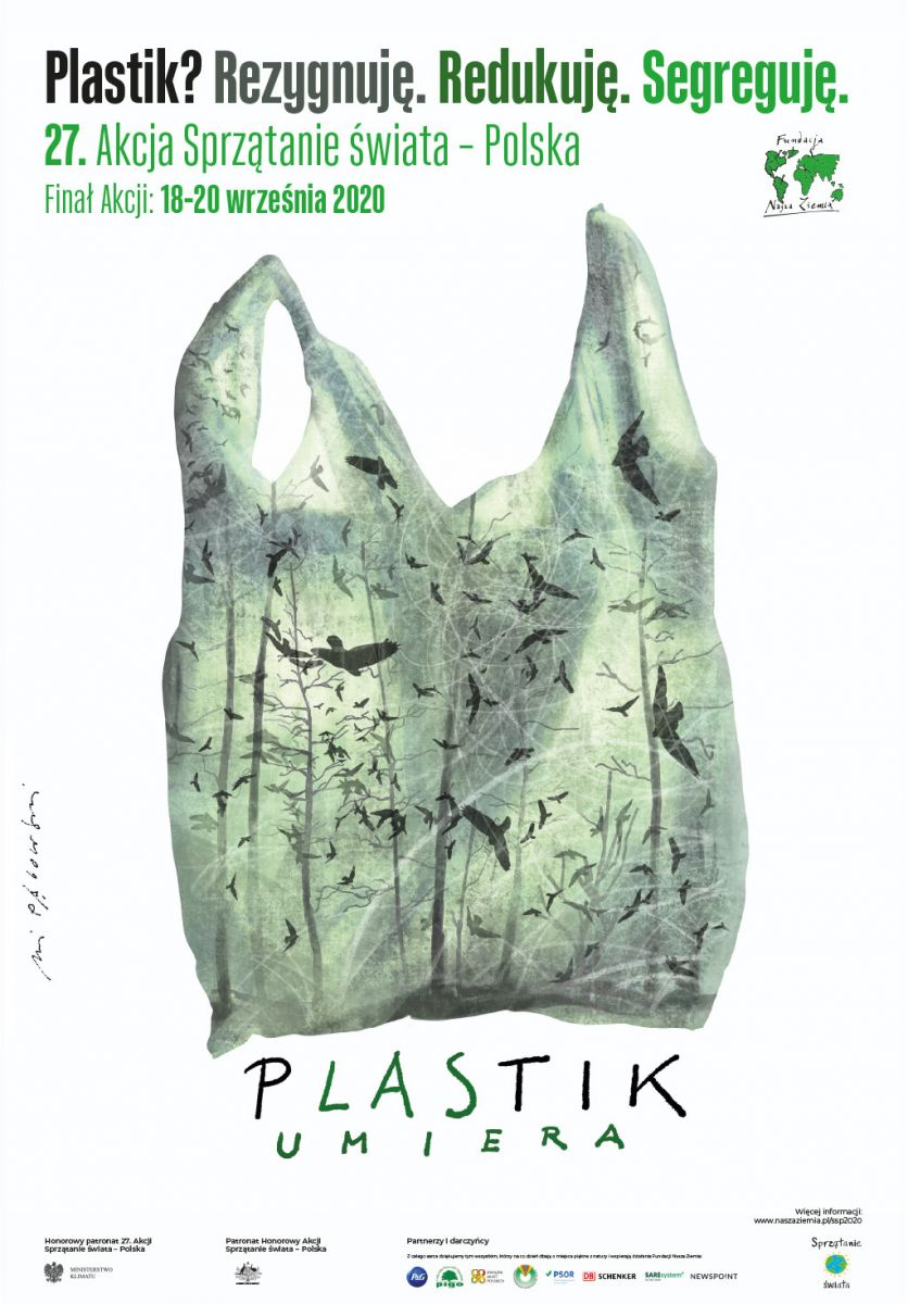 Plakat Akcji Sprzątania Świata - Polska 2020