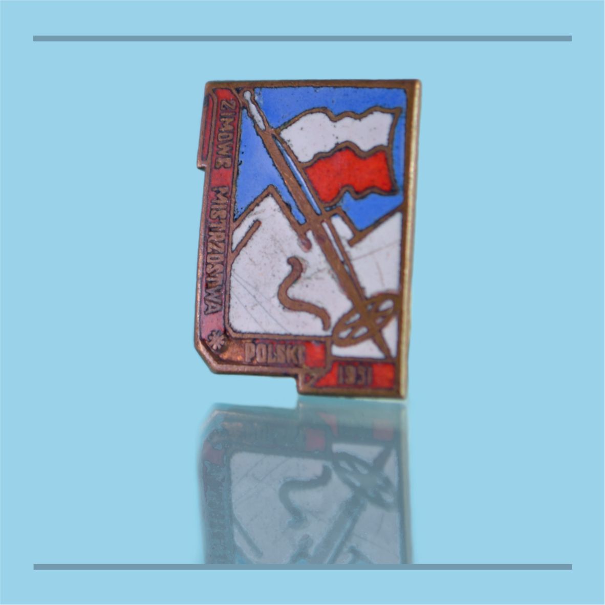 Odznaka pamiątkowa - Zimowe Mistrzostwa Polski, 1951